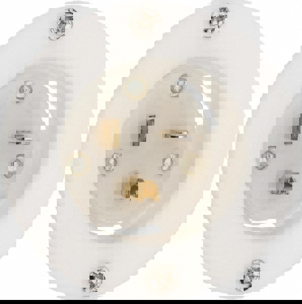 Straight Blade Single Receptacle: NEMA 5-20P, 20 Amps, Self-Grounding